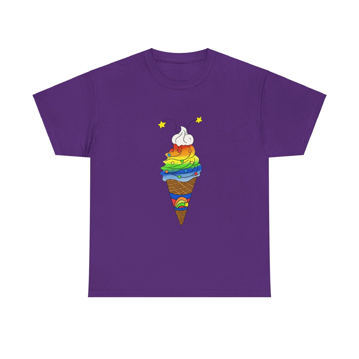 Rainbow Ice Cream to Brighten your day