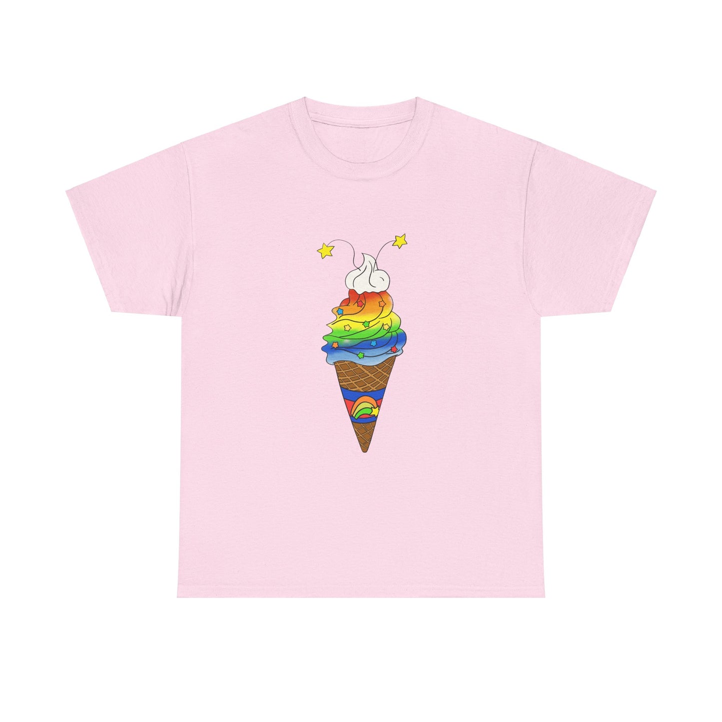 Rainbow Ice Cream to Brighten your day