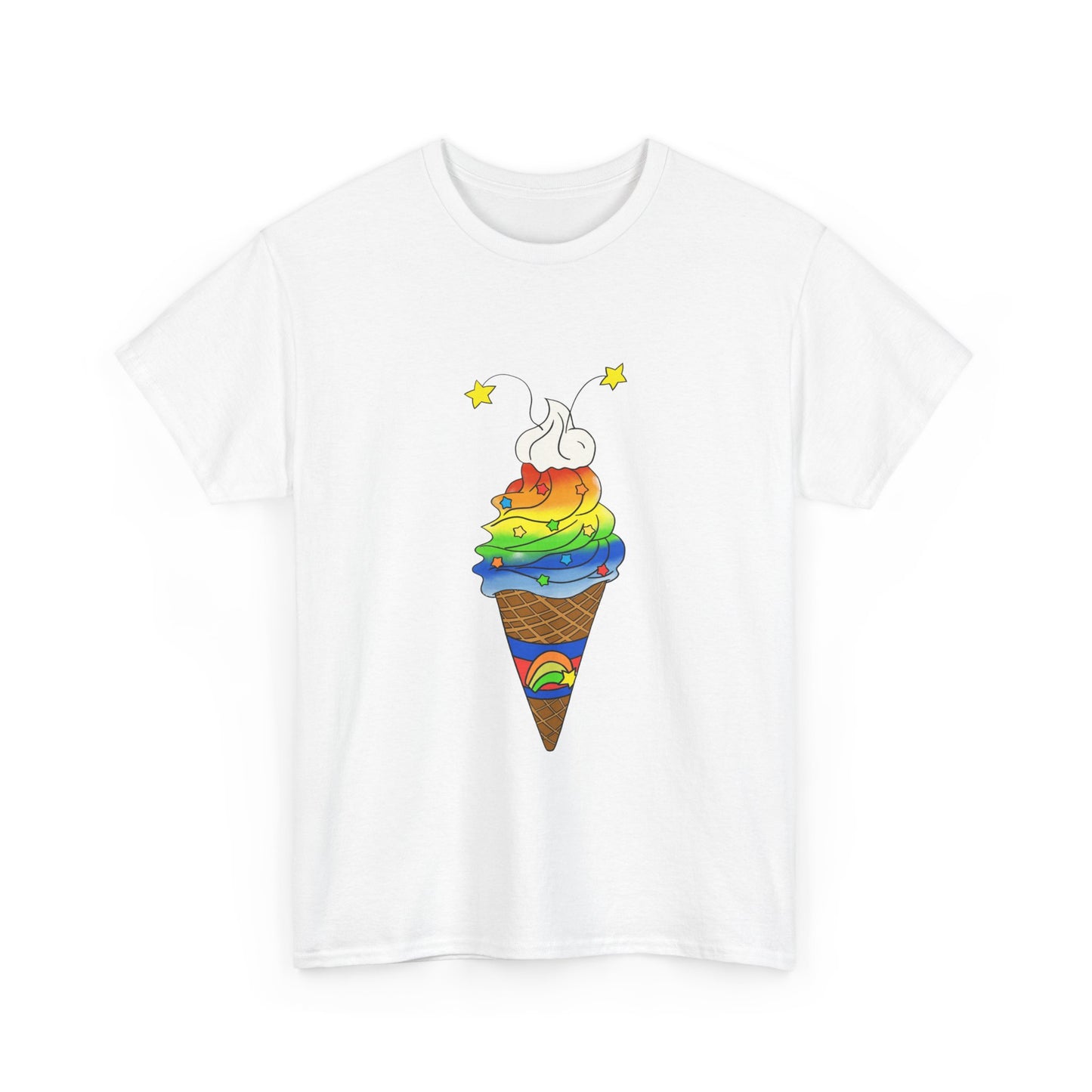 Rainbow Ice Cream to Brighten your day