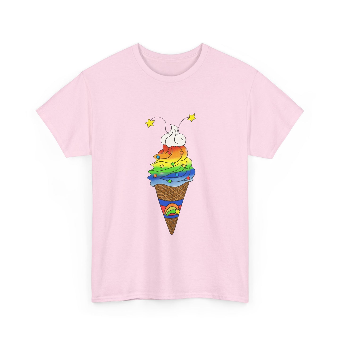 Rainbow Ice Cream to Brighten your day