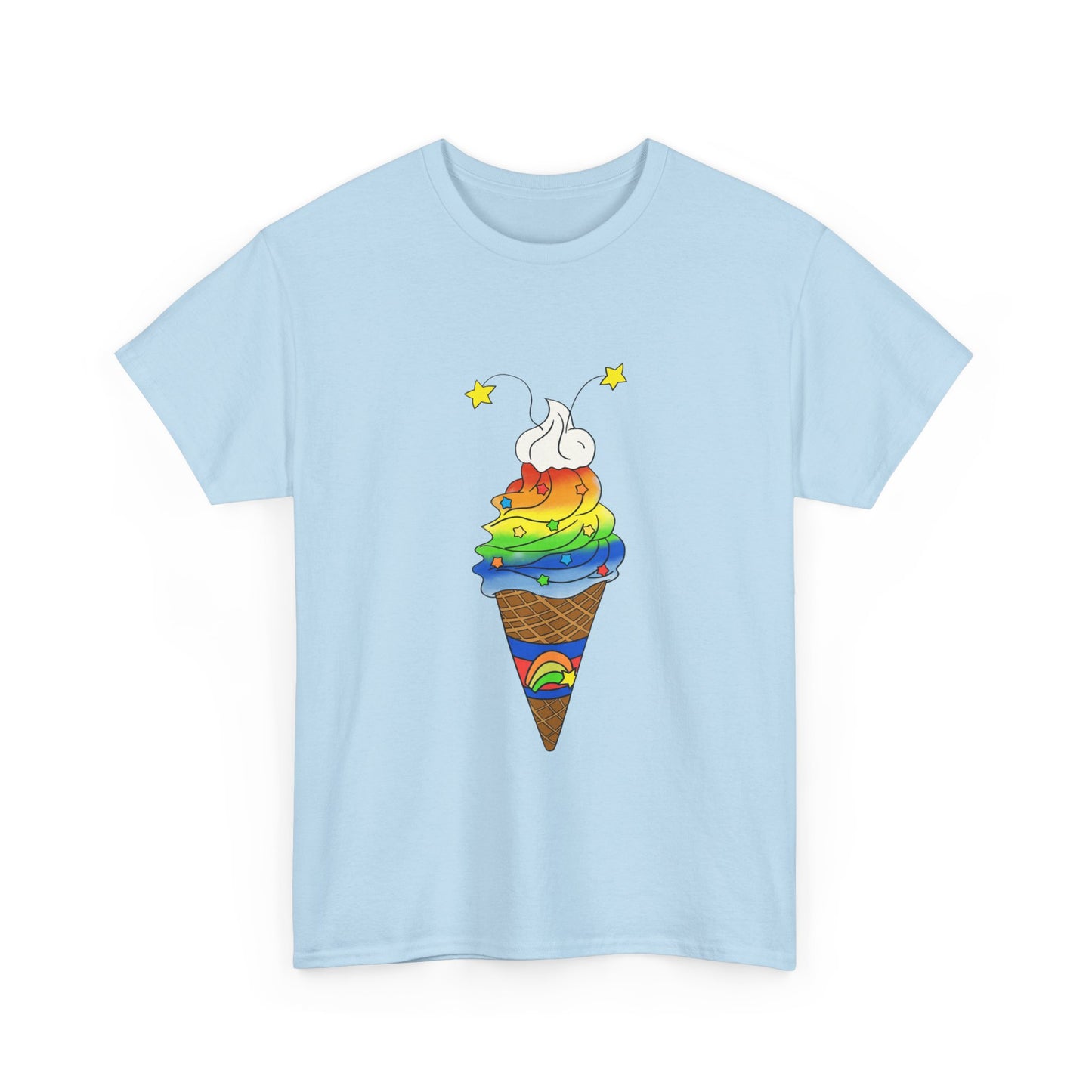 Rainbow Ice Cream to Brighten your day