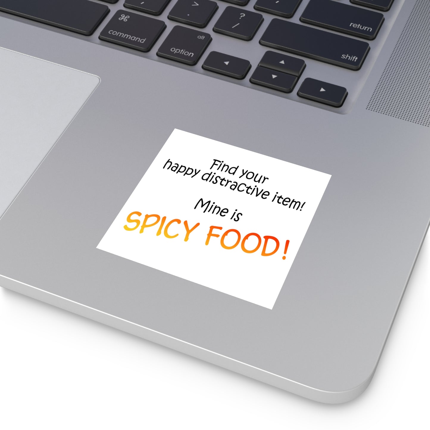 Happy distractive item (Spicy food) STICKER