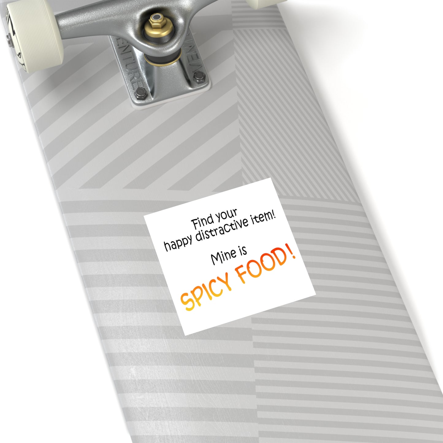 Happy distractive item (Spicy food) STICKER
