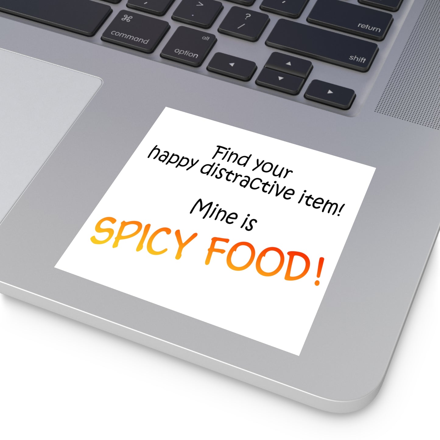 Happy distractive item (Spicy food) STICKER