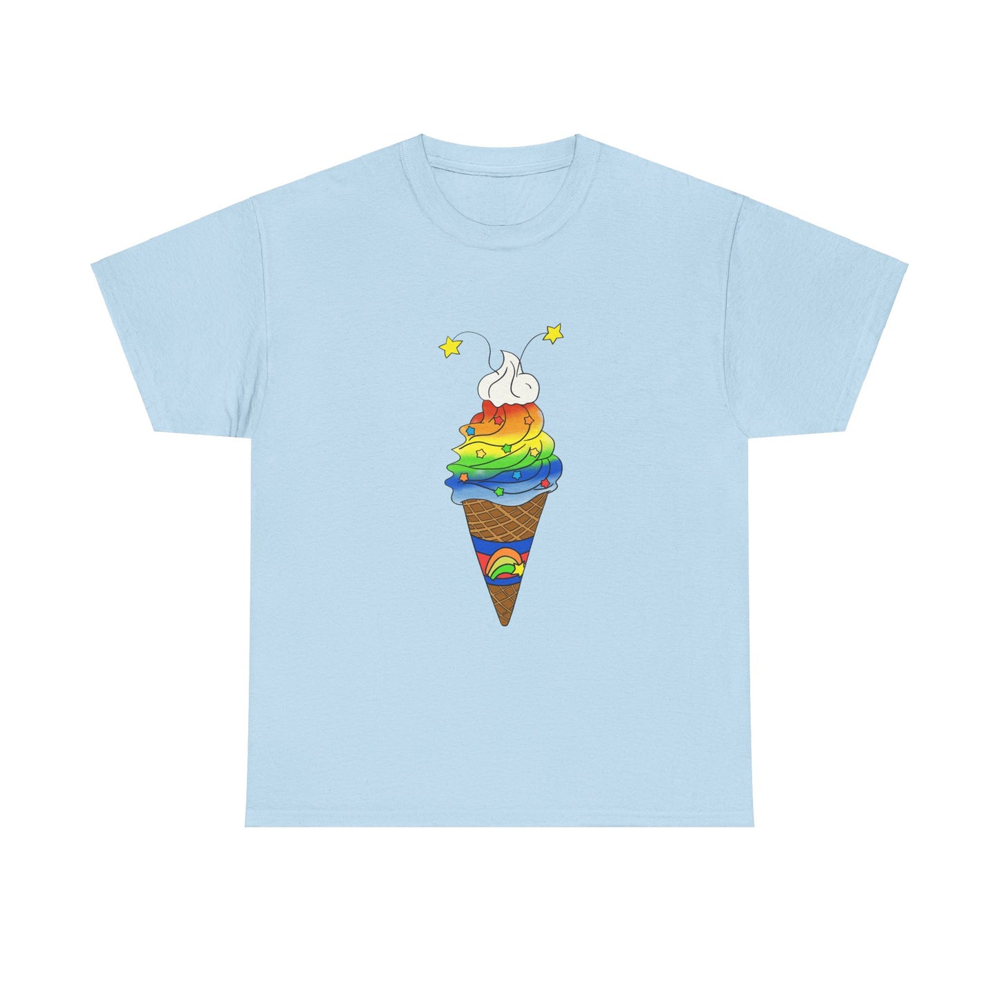 Rainbow Ice Cream to Brighten your day