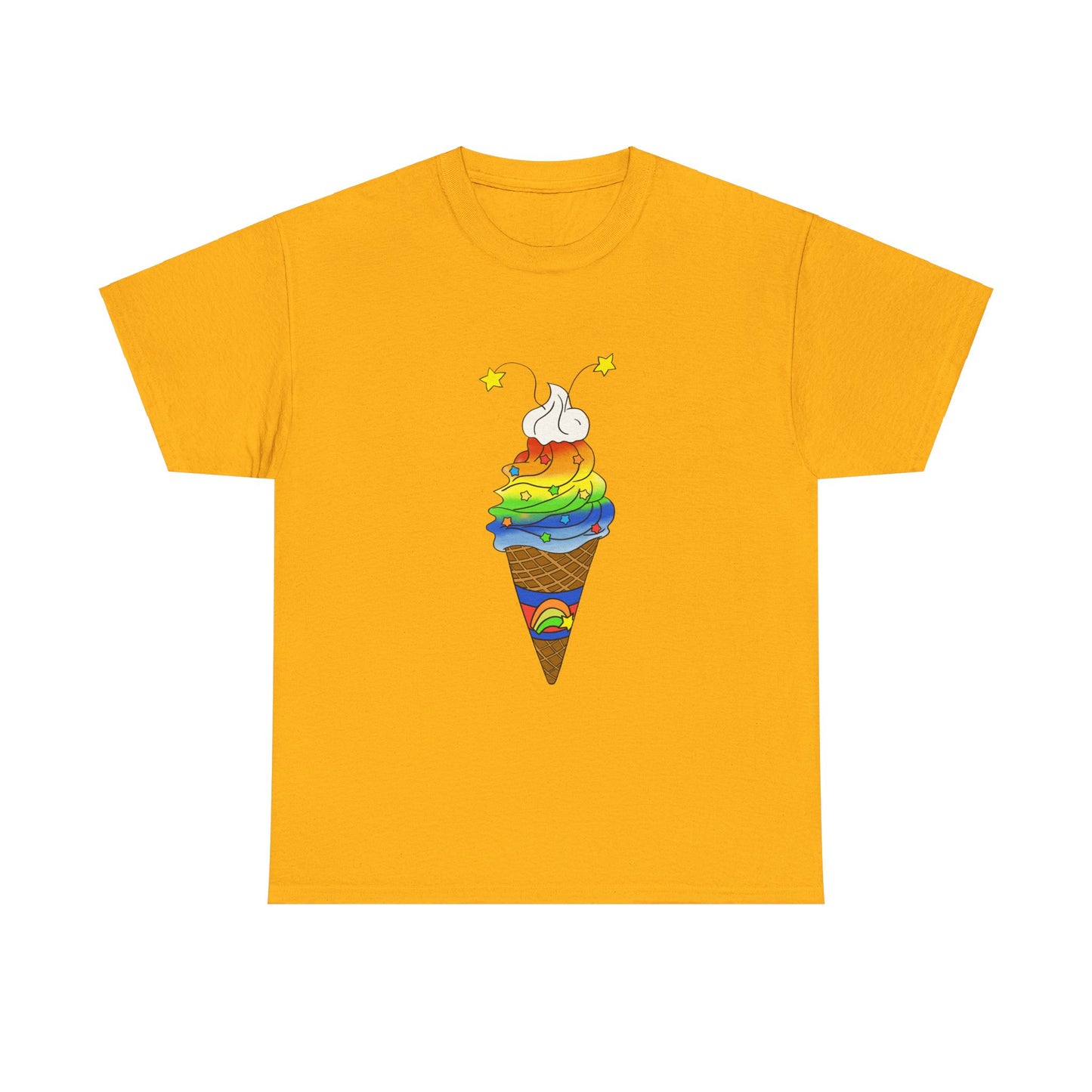 Rainbow Ice Cream to Brighten your day