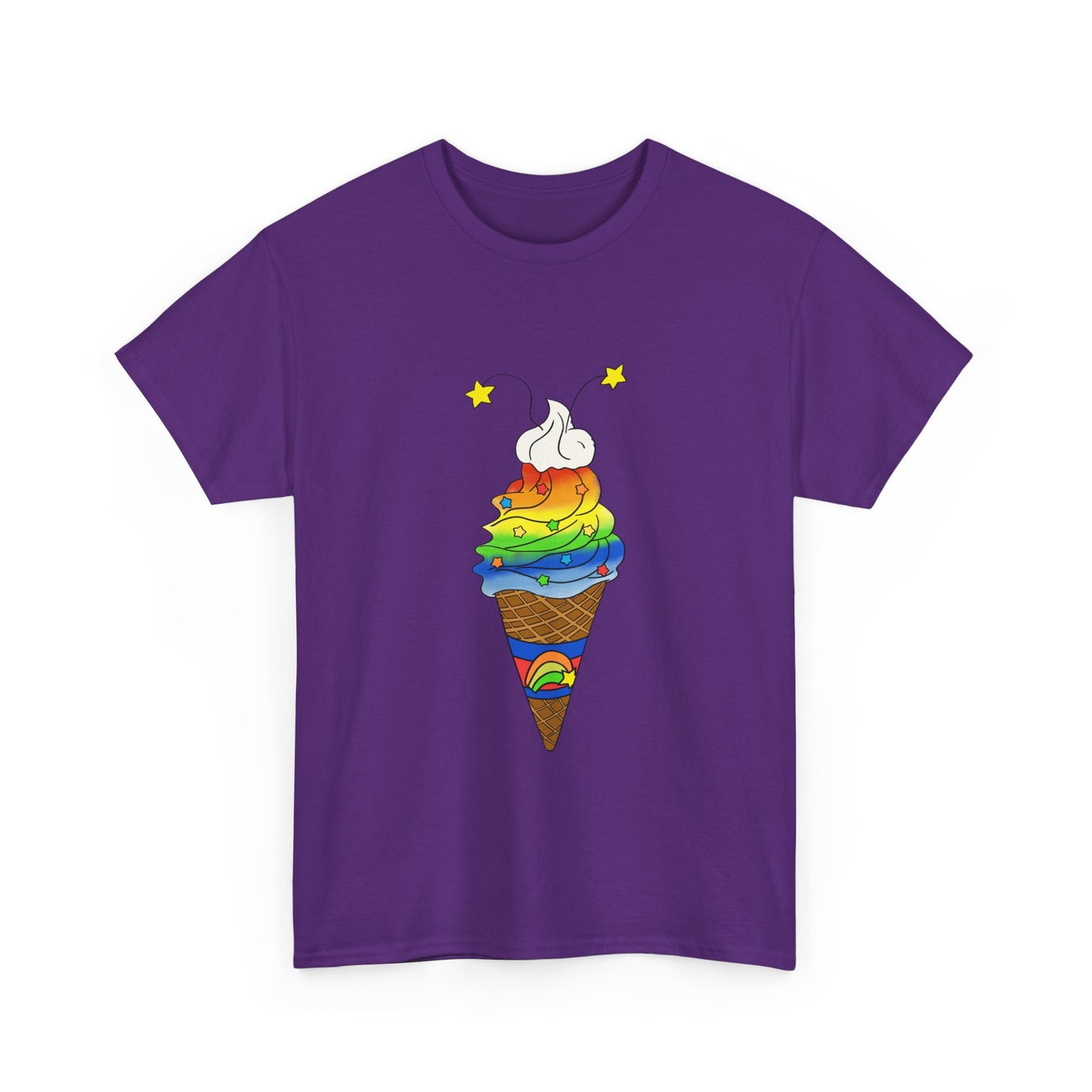 Rainbow Ice Cream to Brighten your day