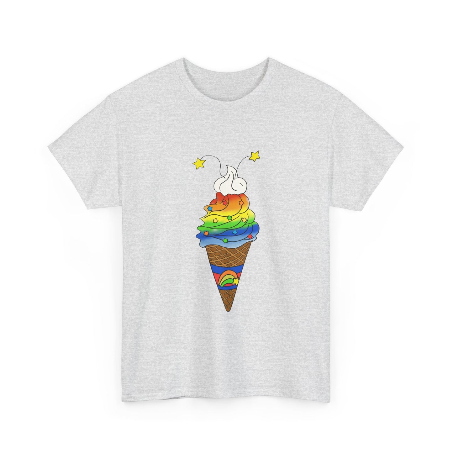 Rainbow Ice Cream to Brighten your day