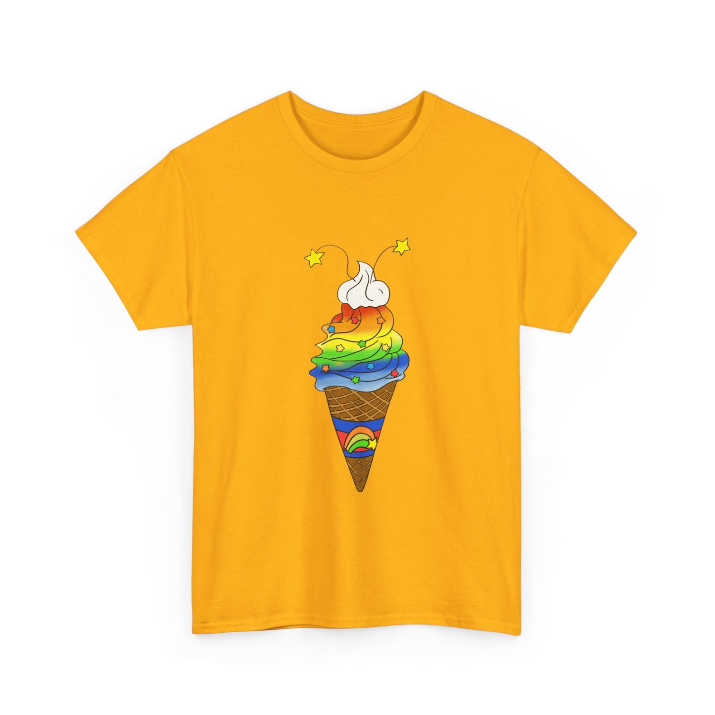 Rainbow Ice Cream to Brighten your day