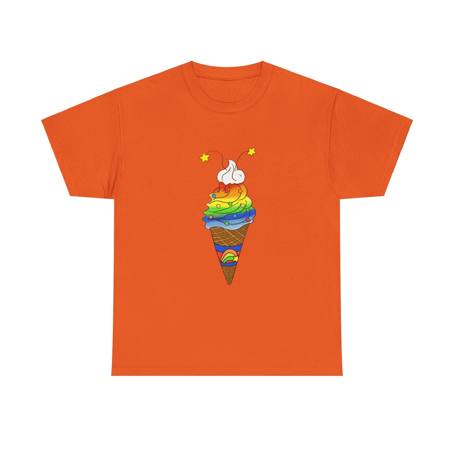 Rainbow Ice Cream to Brighten your day