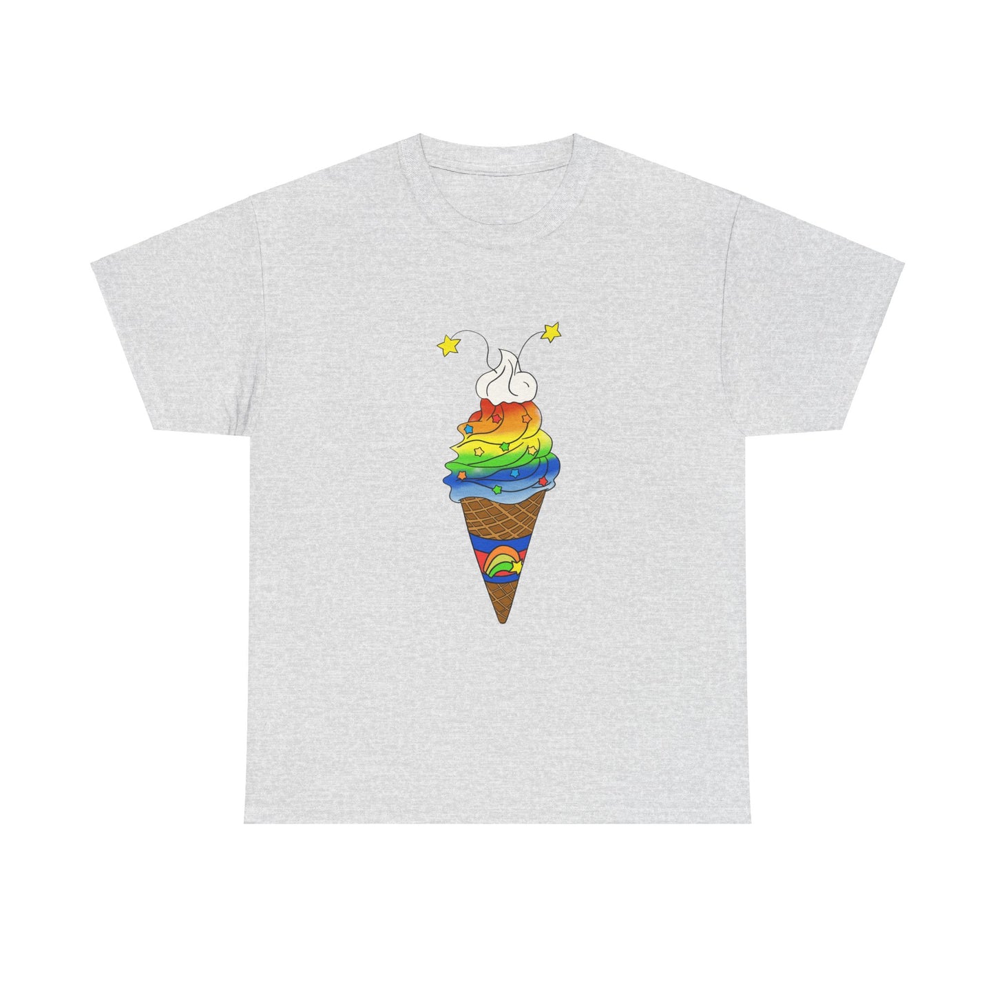 Rainbow Ice Cream to Brighten your day