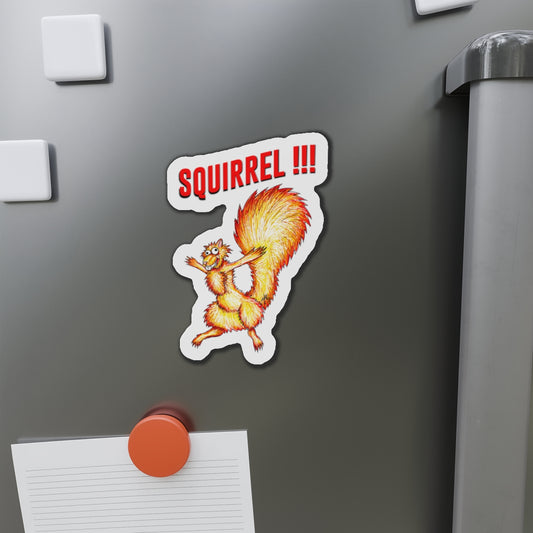 Squirrel!!! (magnet)