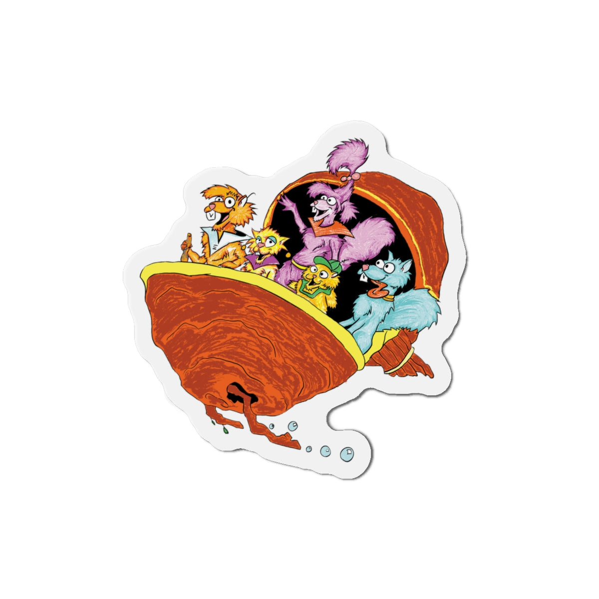 Future Squirrel Family magnets