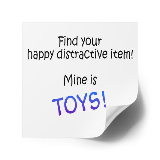 Happy distractive item (Toys) STICKER