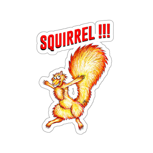 Squirrel!!! (sticker)