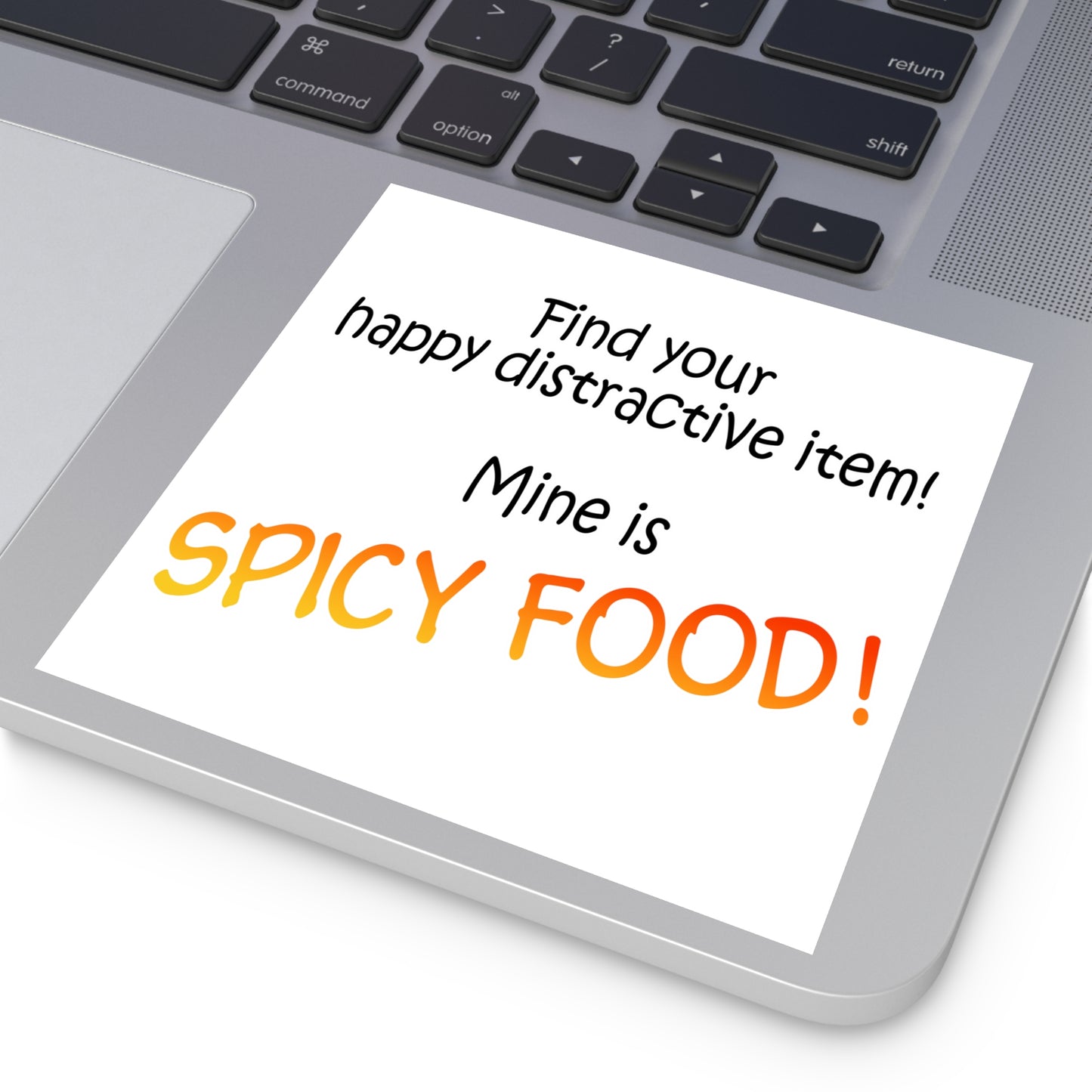 Happy distractive item (Spicy food) STICKER
