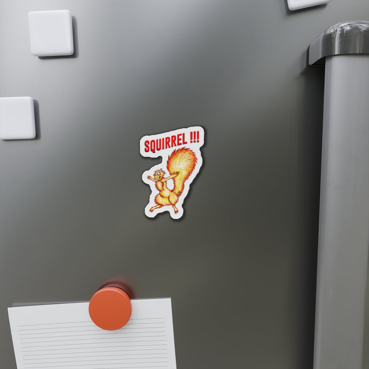 Squirrel!!! (magnet)