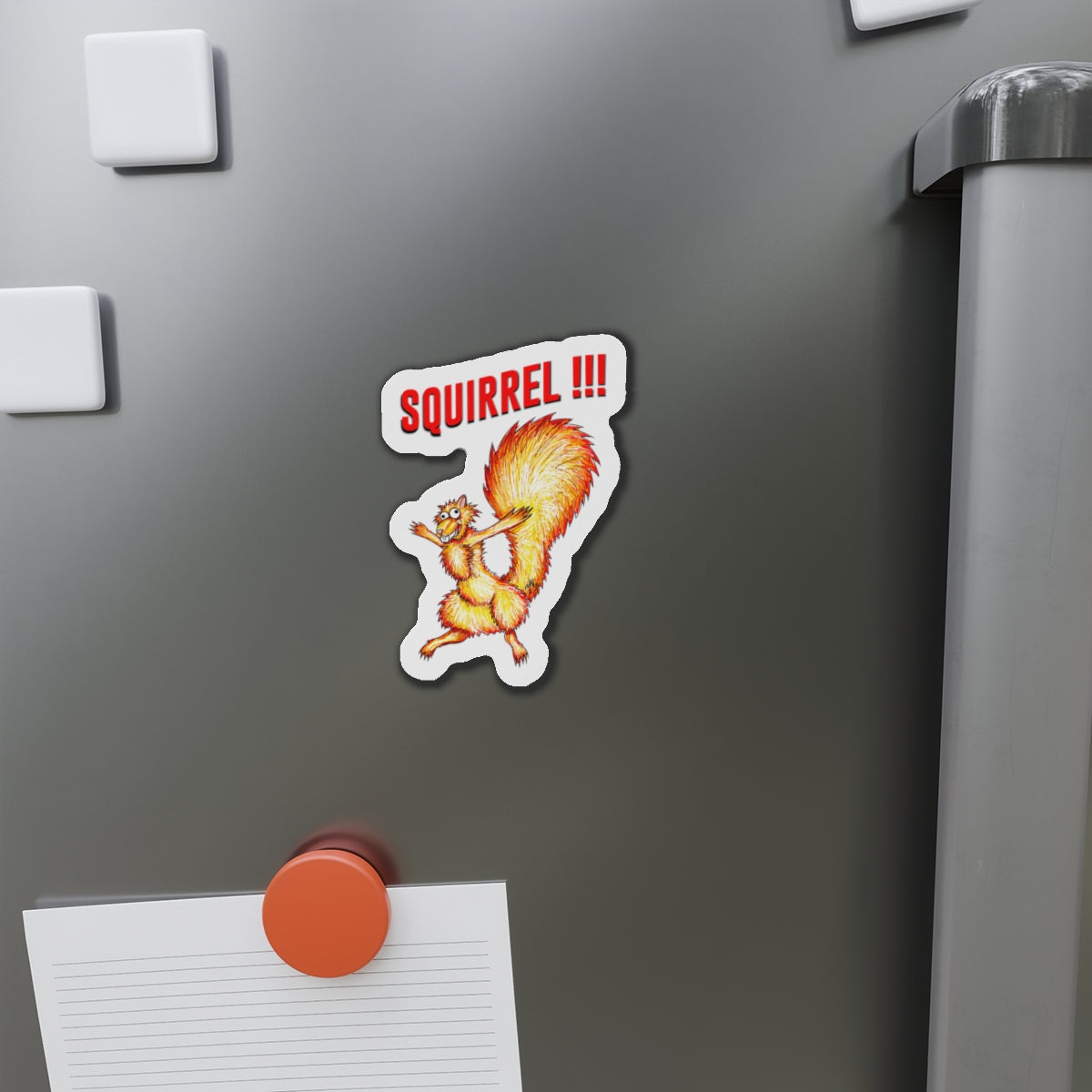 Squirrel!!! (magnet)