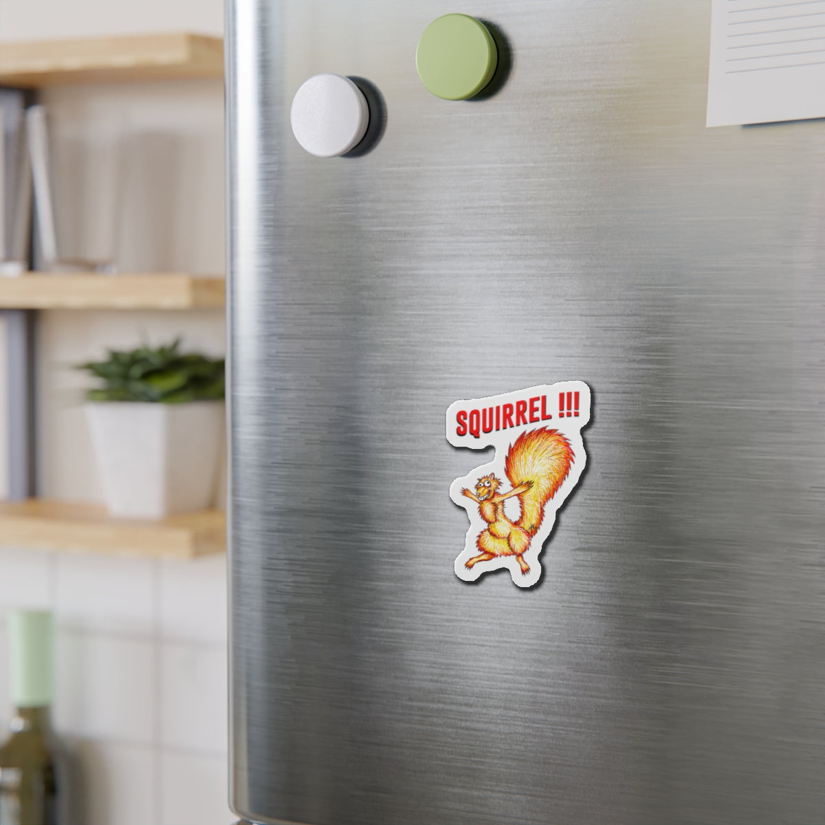 Squirrel!!! (magnet)