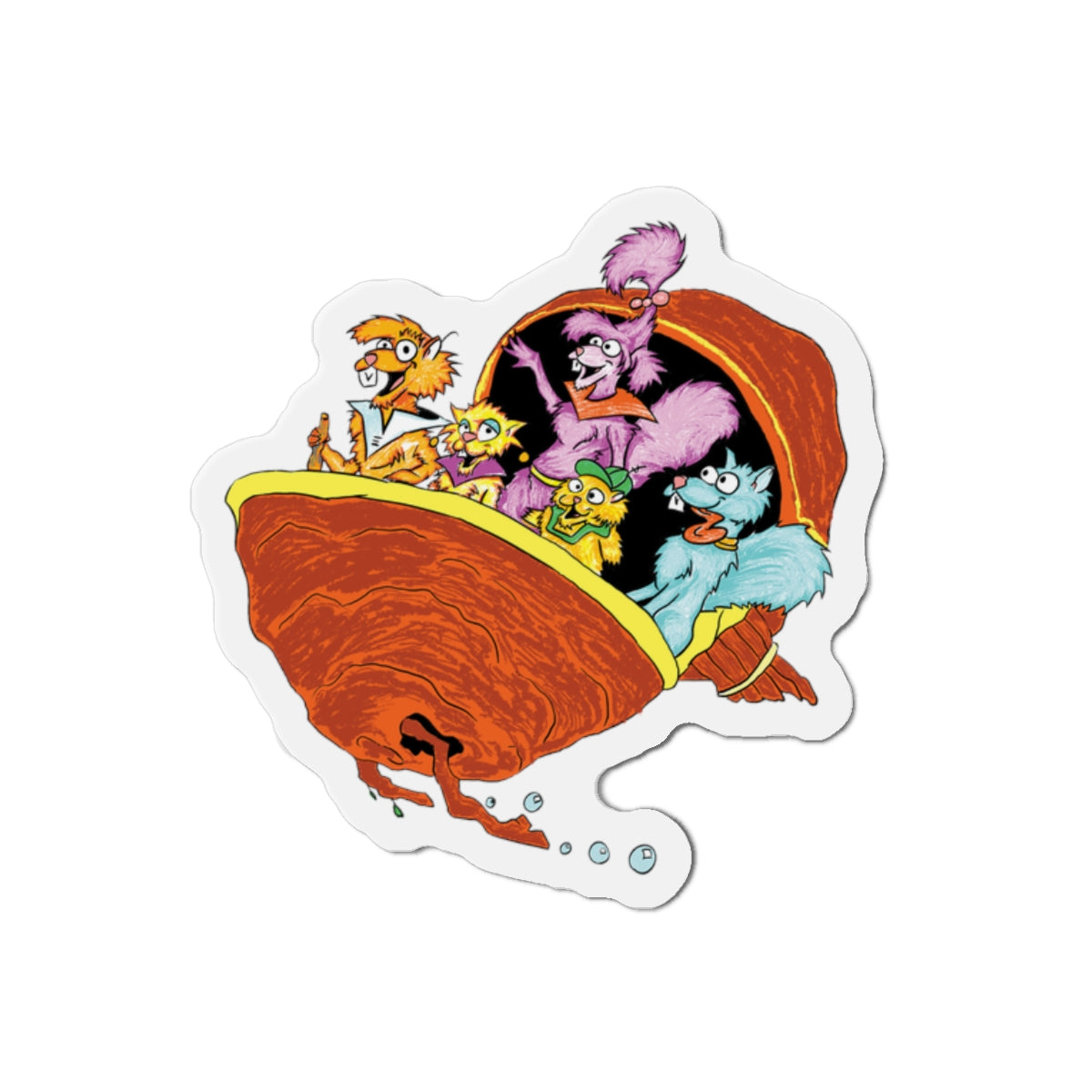 Future Squirrel Family magnets