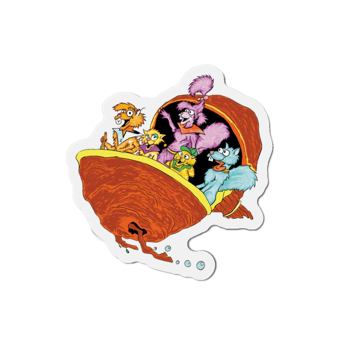 Future Squirrel Family magnets