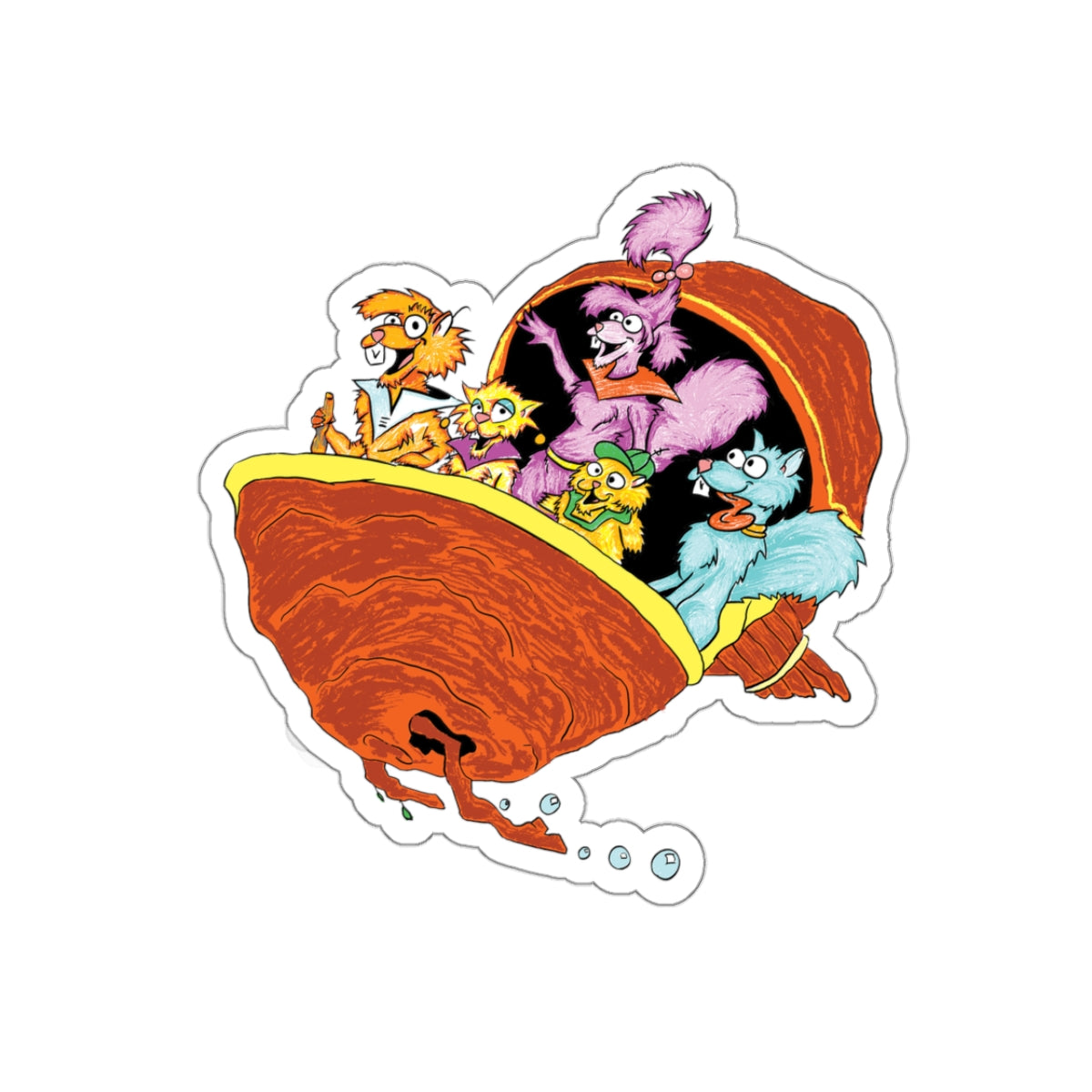 Future Squirrel Family stickers
